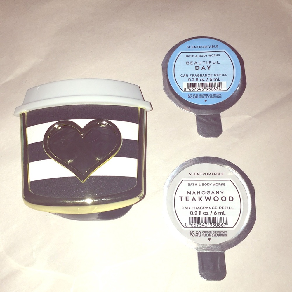 Car fragrance refill set (3 pieces) Brand New